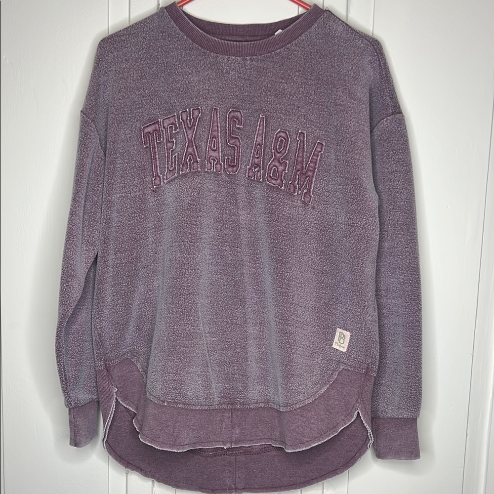 Texas A&M Distressed Maroon Sweatshirt